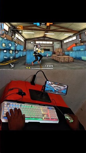 How to play free fire with keyboard mouse in mobile | ⌨️ 🖱📱 full setup without app no activation