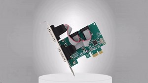 PCI Express Card, 2 Port RS-232 Serial Port COM to PCIE PCI Express Card Network Server Adapter for 98SE/ ME/2000//Vista/ 7/8/ 10 32, PCIE PCI Express