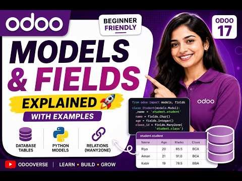 Odoo Models & Fields Tutorial | Beginner Friendly Guide