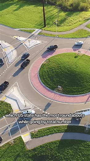 Which US State Has The Most Roundabouts? #geography
