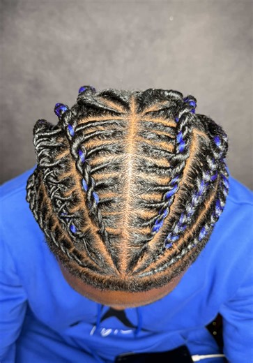 Slayz Mix: Fusion Braids with Blue Hair (No Bleach)