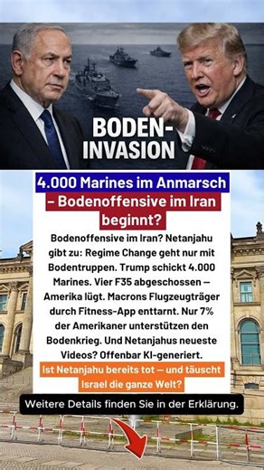 Trump schickt Marines — nur 7% der Amerikaner wollen diesen Krieg!