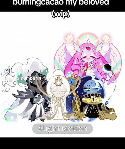 should I make this into an actual animation??? (they don't deserve joy) #crk #burningspicecookie #darkcacaocookie #burningcacao #fyp