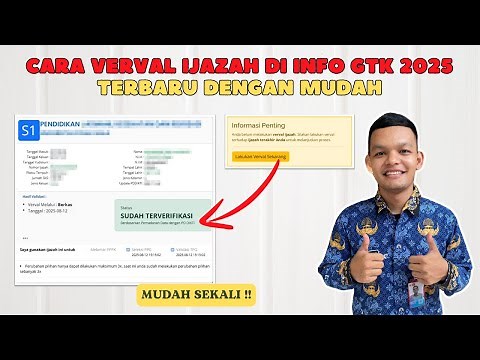 Cara Verval Ijazah Di Info GTK 2025 Terbaru Dengan Mudah