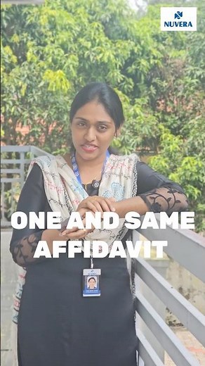 Why You Need a One and the Same Person Affidavit. #shortsvideo #shortsfeed #shorts