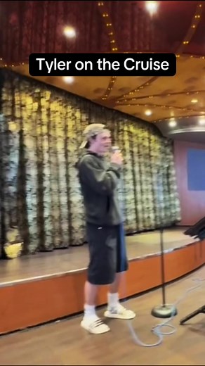Tyler Sings Keith Sweat on the Carnival Cruise