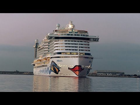 AIDAperla erreicht den ersten Mittelmeerhafen