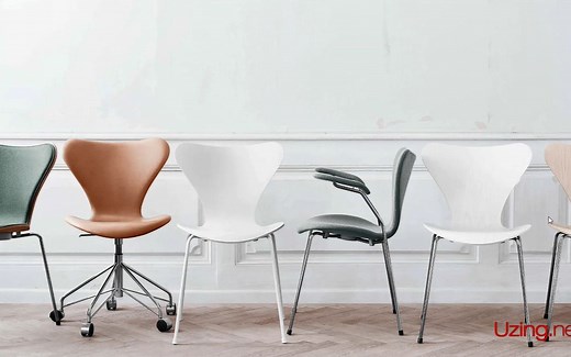 【3dsMax世界名椅建模课】7号椅Model 3107 chair