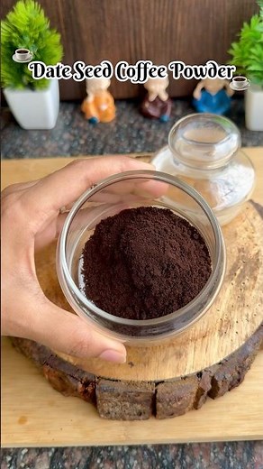 A Must Try Homemade Date Seed Coffee Powder Recipeee ☕️✨