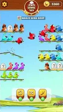 Magic Bird Sort | Level 169