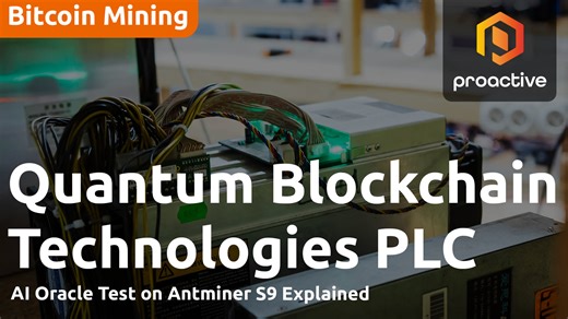 Quantum Blockchain: AI Oracle test on Antminer S9 explained