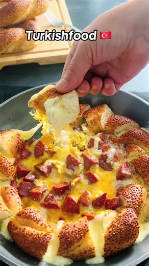 Discover Authentic Turkish Simit with Sucuk