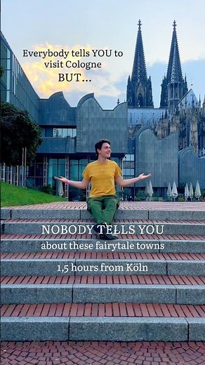6 fairy-tale towns near the Roman city of 📍Cologne / Köln - Save these day-out ideas 🩵