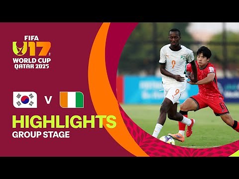 Korea Republic v Côte d'Ivoire Highlights | FIFA U-17 World Cup Qatar 2025