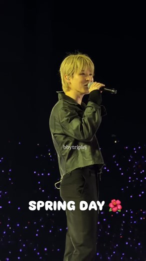 CW🌸 on Instagram: "The moment Jimin, Taehyung, and Jin started singing Spring Day again… pure nostalgia and emotion.. it’s been a while and I miss their voices all together so much :’)❤️‍🩹 #springday #btsarmy #bts #btsconcert #jin #taehyung #jimin #runseokjin_eptour"