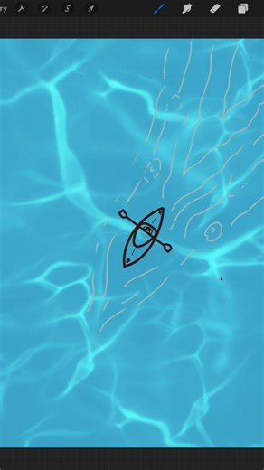 easy and simple art in procreate #shortscreator #speedart #artshorts #chinesetrend #colorwheeltrend