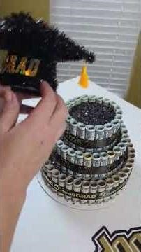 Look At Me Build A Graduation Money Cake #moneycake #moneyballs #moneycards #moneygift #cashgift