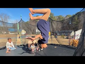 How to Do a Backflip on the Trampoline 🤸‍♂️ | Easy Steps for Kids