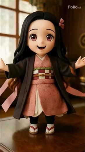 Chibi Nezuko Dancing Cutely | Demon Slayer Cozy Chibi Short