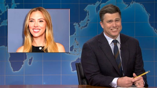 ‘SNL’ Michael Che Has Colin Jost Insult Wife Scarlett Johansson