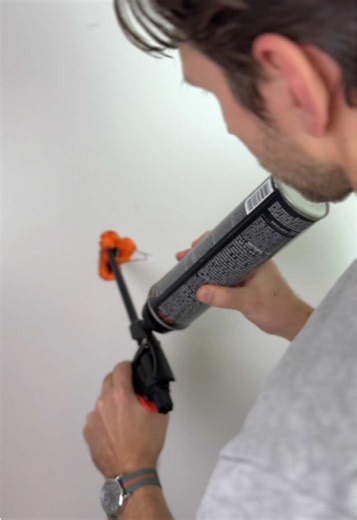 Would you ever try this method to patch a hole in drywall? … The spray foam from #dapcanada acts like a backer so the setting compound and drywall tape can do their thing!