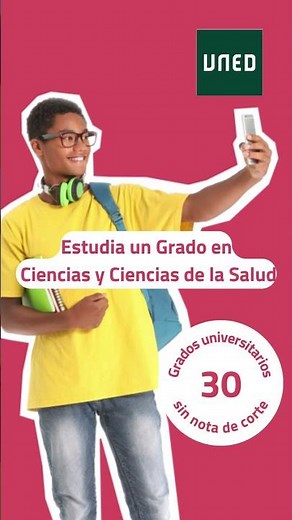 🎓 ¡Abierta la admisión en los grados de Ciencias y Ciencias de la Salud de la UNED! 🙌