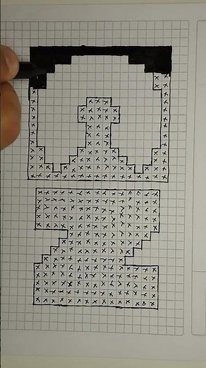 Drawing the Cartoon Network Logo Pixel Art 📺 #shorts #pixelart
