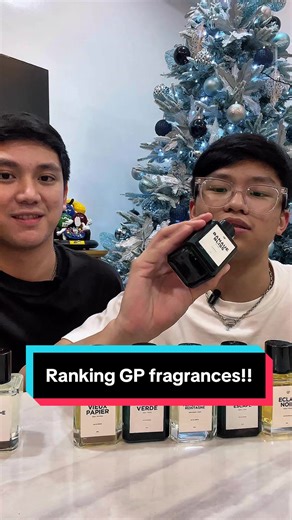 Ranking of GP Fragrances by Jacob