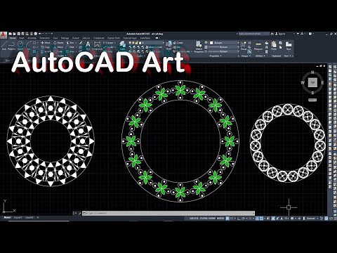 Making an Art On AutoCAD