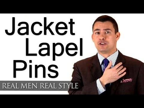 Men's Jacket Lapel Pins - Thoughts On Wearing a Lapel Pin - Men's Style Advice - Fashion Tips