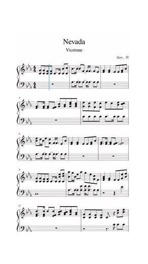 Nevada - Piano Sheet Music Tutorial by Vicetone