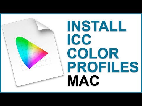 How to Install Color ICC Profiles Mac OS15 Monterey OS14 Sonoma OS13 Ventura