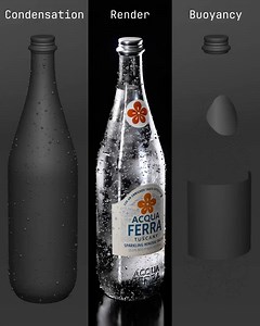 3D artist Aumission showcased a nice sparkling water simulation, complete with condensation droplets sliding off the bottle, made with Blender and Houdini. Take a look: https://80.lv/articles/stunning-sparkling-water-simulation-set-up-with-blender | 80 Level