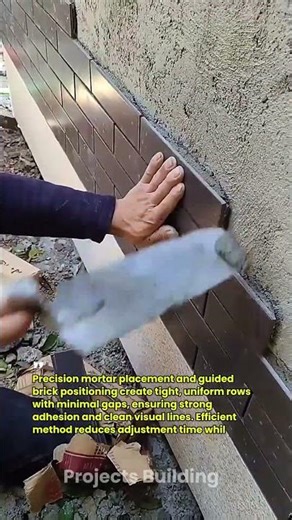 Clean Brick Cladding Install That Snaps Into Perfect Alignment
