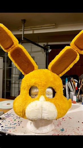Making of into the pit spring Bonnie #cosplay #fnaf #springbonnie #fivenightsatfreddys #art