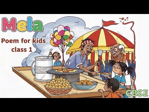 मेला कविता कक्षा 1 | Mela Poem | Class 1 | CBSE | NCERT