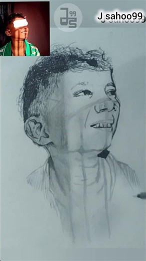 😍 How I Made a Perfect Portrait Step by Step! 🎨🔥 #PortraitArt