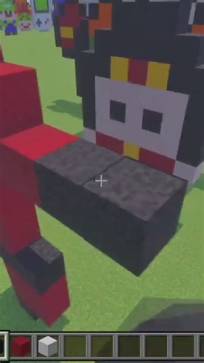 Minecraft Harley Quinn Tutorial #minecraft #minecraftshorts #youtubeshorts