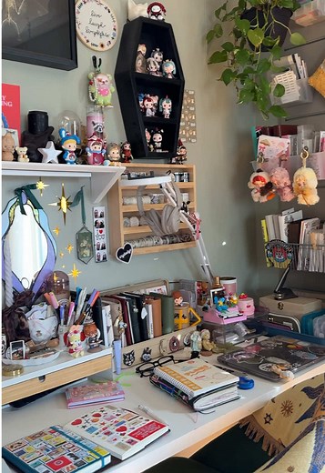 Organizing My Sticker Collection: A Desk Tour