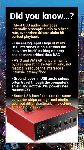 Surprising engineering secrets inside USB audio interfaces and latency control