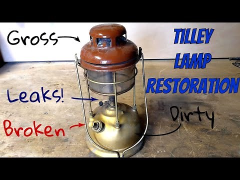 Restoring a 1950s Vintage Tilley Lamp