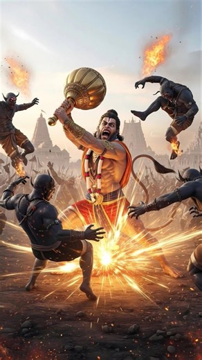 tu Na sambhale hamen Kaun Sambhal Hanuman Bal Hanuman #ॐ卐 ##hindugod 🙏♥️🥰🌺♥️