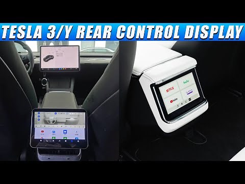 NEW Rear Passenger Touch Screen Display For Tesla Model 3/Y - Control Climate & Watch Youtube 2022