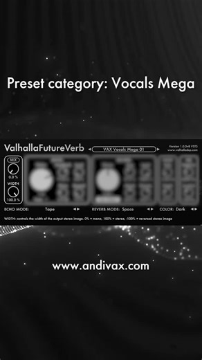 Andrii Vakhnenko on Instagram: "🎧 191 Professional Presets for Valhalla Future Verb | Best Reverb for Music Producers @valhalladsp #Valhalla, #FutureVerb, #reverbpresets, #audioplugins, #bestreverbplugin, #cinematicreverb, #Valhallapresets, #musicproductiontools, #ambientsounddesign, #reverbtutorial, #musicproducertips, #Valhallareverbdemo, #pluginpresetspack, #reverbeffects, #sounddesignpresets, #bestValhallapresets, #howtousereverb, #reverbmixingtips, #пресеты, #реверберация, #ревербератор, #