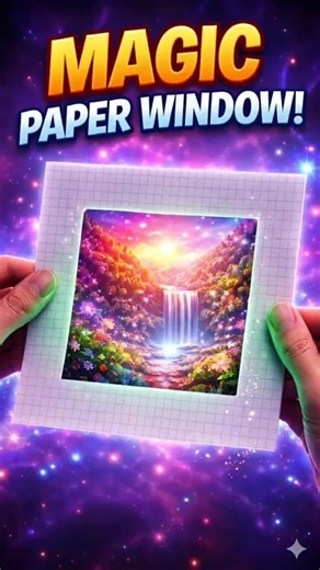 Wait for the Magic… Paper Square 😳✨