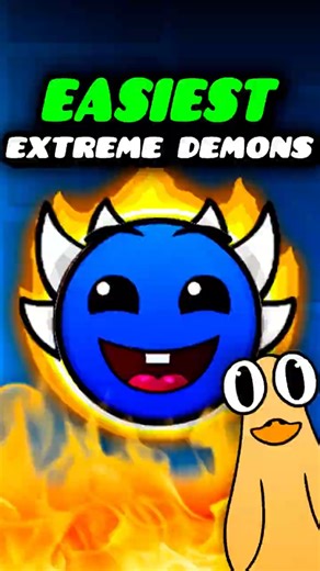 The EASIEST EXTREME DEMONS In Geometry Dash! #geometrydash