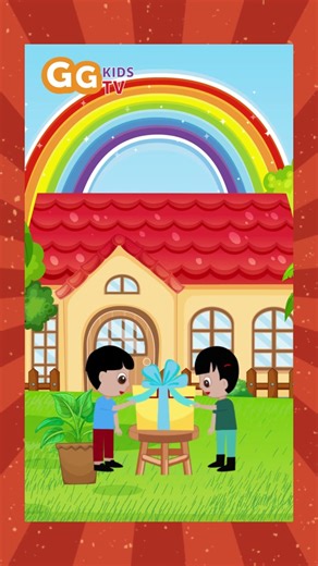 There’s A Box, So Big And Bright #shorts #nurseryrhymes