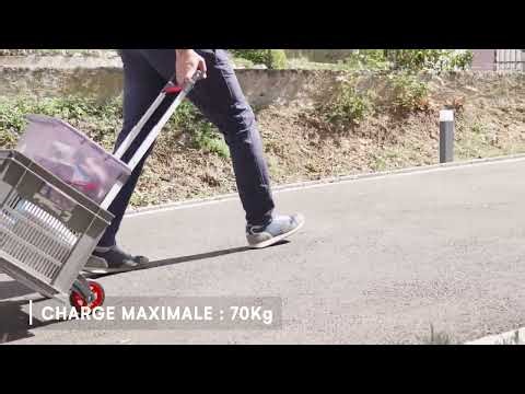 Diable pliable charge 70kg en aluminium OXEO