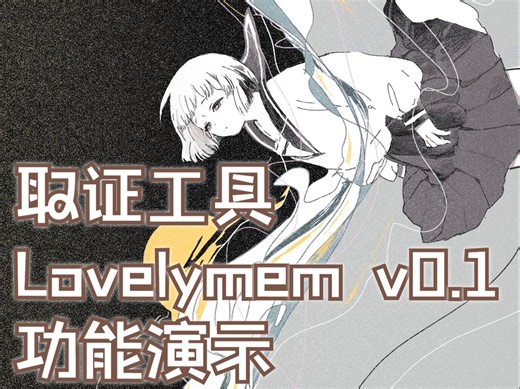 取证工具lovelymem初版功能展示