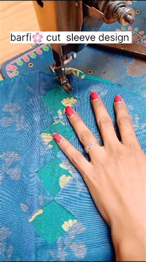 barfi cut sleeve/Bina bakram design #barficutsleeve #stiching #sleevedesign #cutting #sewing #shorts